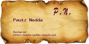 Pautz Nedda névjegykártya